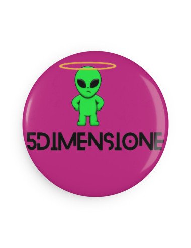 Magnete a Bottone Rotondo Personalizzato con Logo 5Dimensione - Disponibile in vari colori-www.5dimensione.it