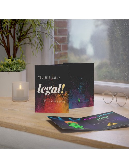 Biglietti di Invito di Compleanno Personalizzati - Serie ET Birthday di 5Dimensione