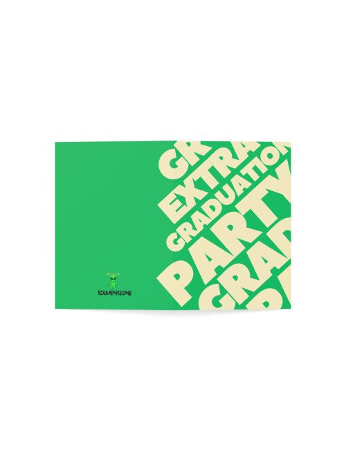 Biglietti di Invito Laurea Personalizzati - Serie Extra Graduation Party di 5Dimensione