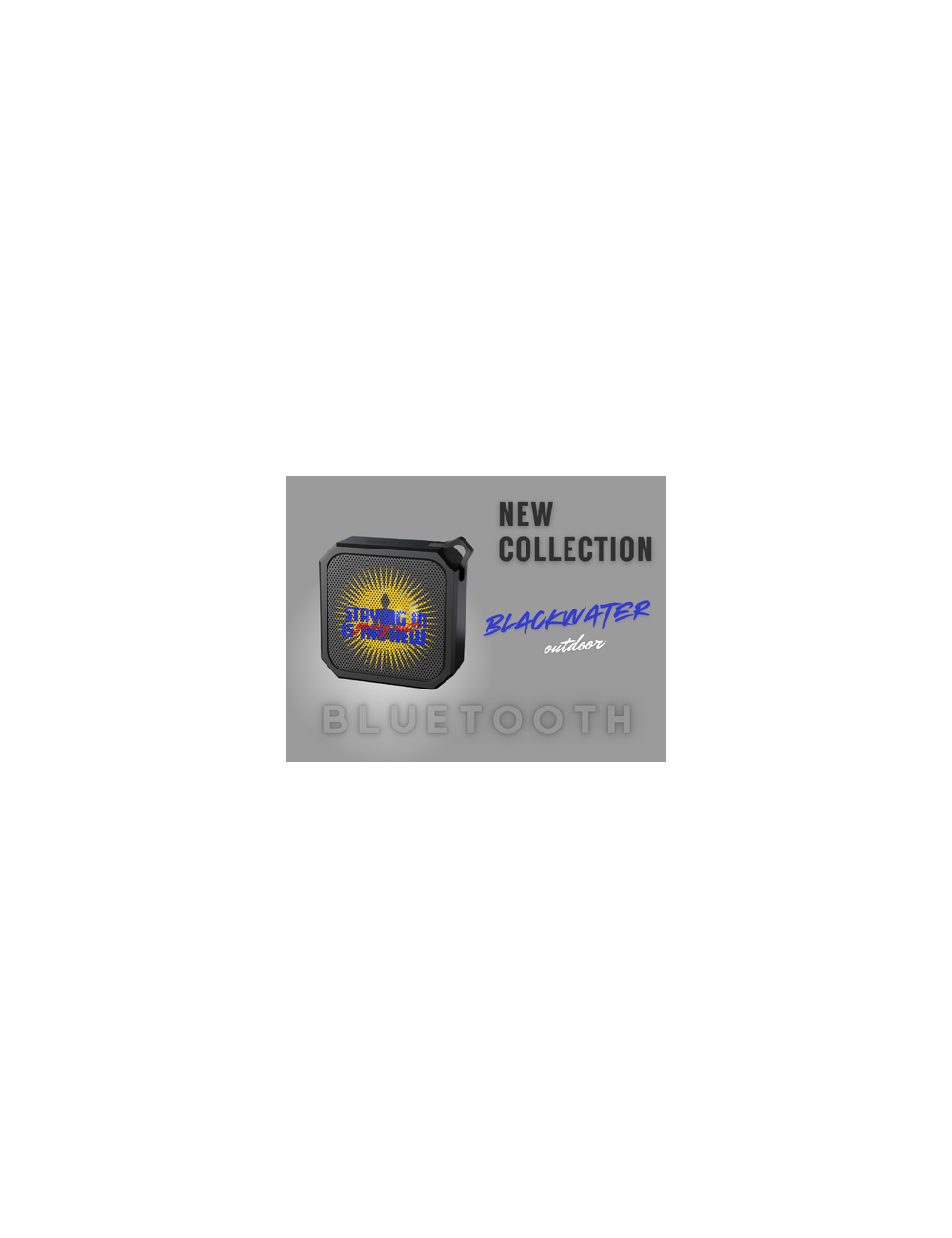 Altoparlante Bluetooth per Esterni Blackwater Personalizzato - Design "Staying In is the New Going Out""