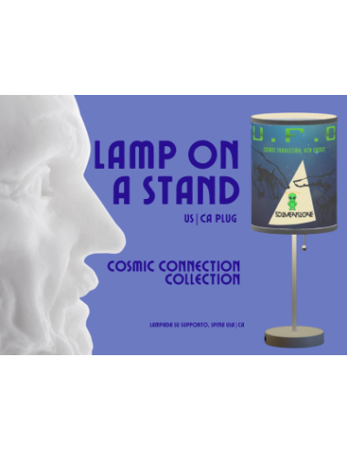 Lampada Paralume Personalizzata "Cosmic Connection" di 5dimensione - Design Unico e Personalizzabile