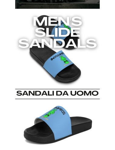 Sandali da Uomo Personalizzati - Design 5Dimensione
